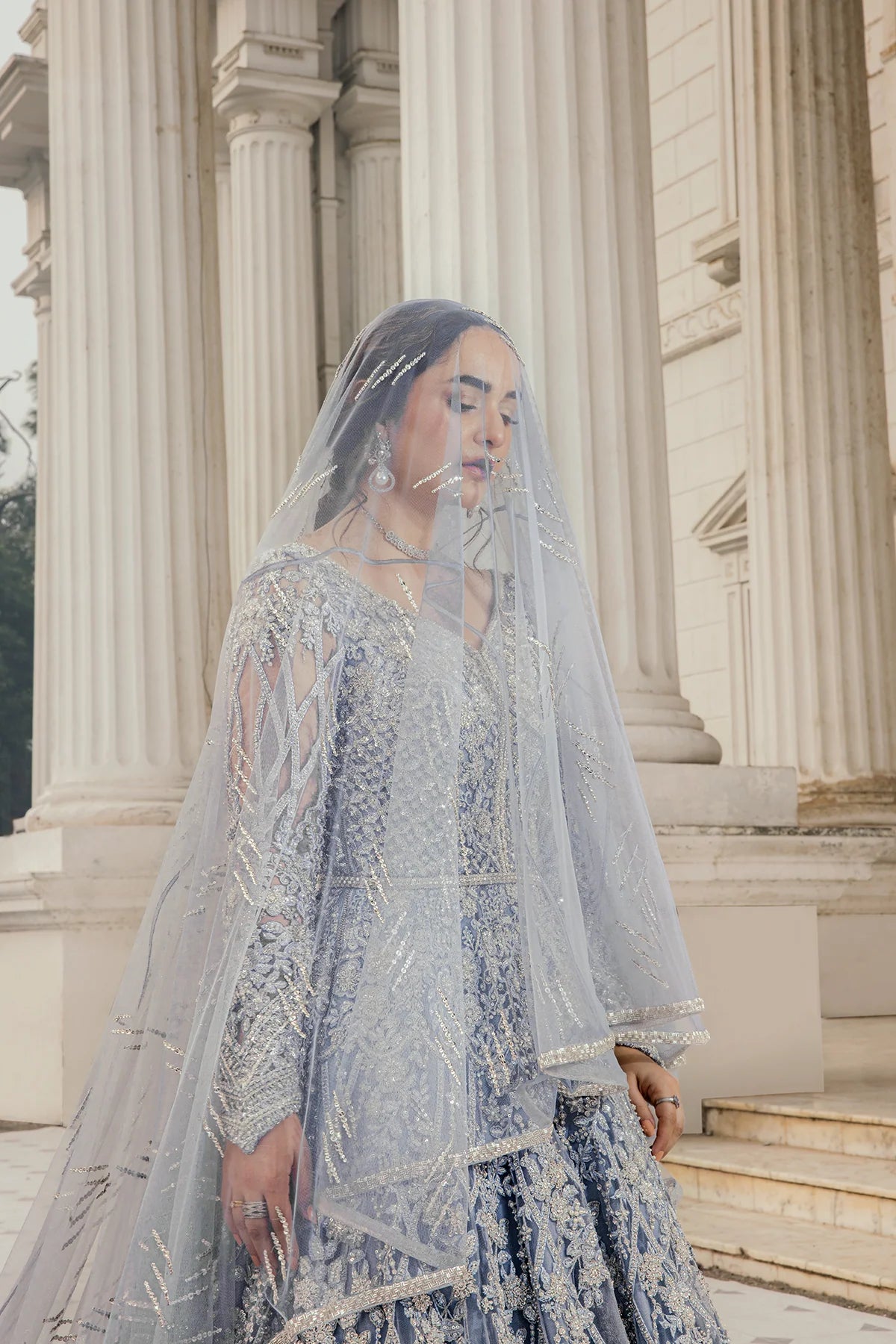 (EK Erum Khan (IRIS Bridal Couture 23/24"Moonlit Majesty)
