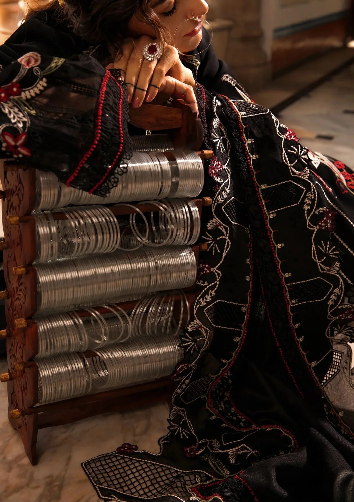 CRIMSON Meenakari LAWN 3 PCS WS-05