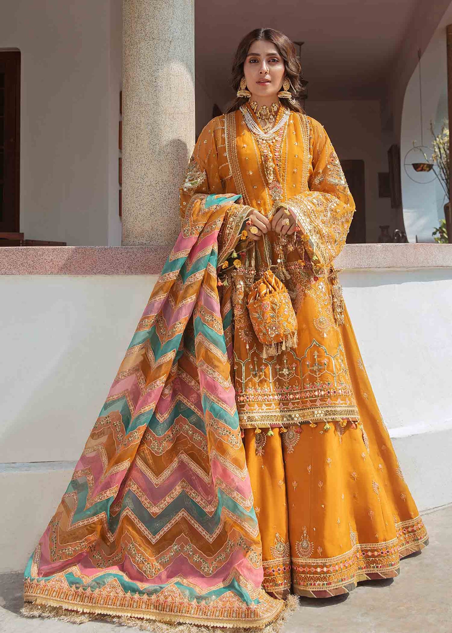 MNR DESIGN STUDIO Zarlish by HEENA MUSTARD (ZWU-21-07)