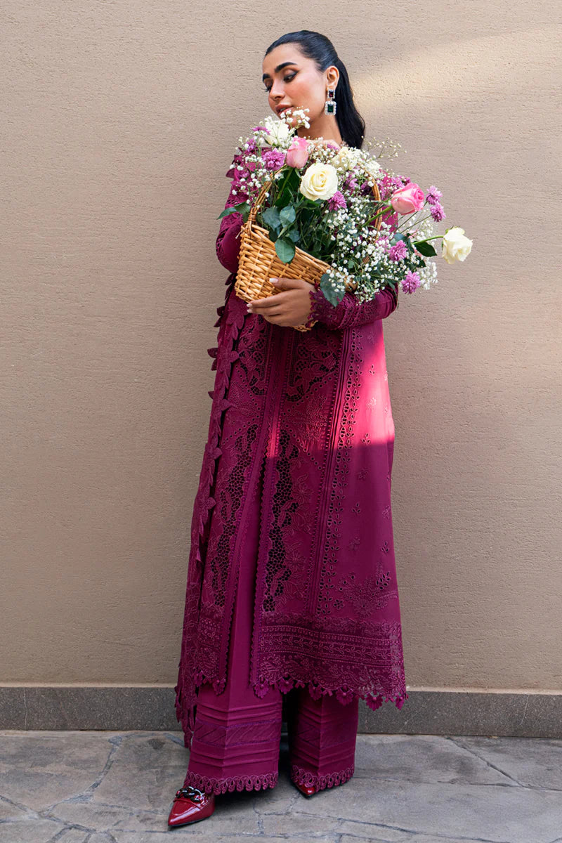 QALAMKAR SAHIL (LUXURY LAWN '25 3 Pcs VIOLET)