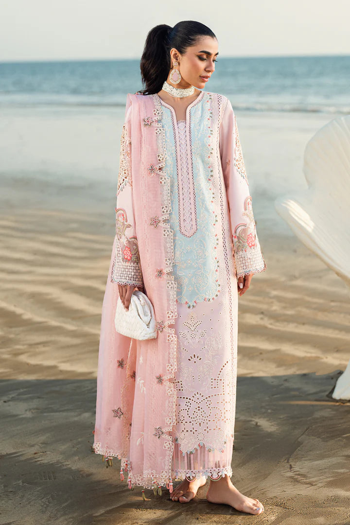 QALAMKAR SAHIL LUXURY LAWN '25 (REEM FK-08)