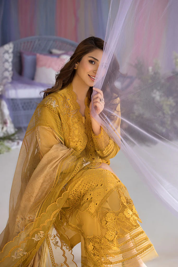 SOBIA NAZIR LUXURY lawn (3 Pcs 1A)
