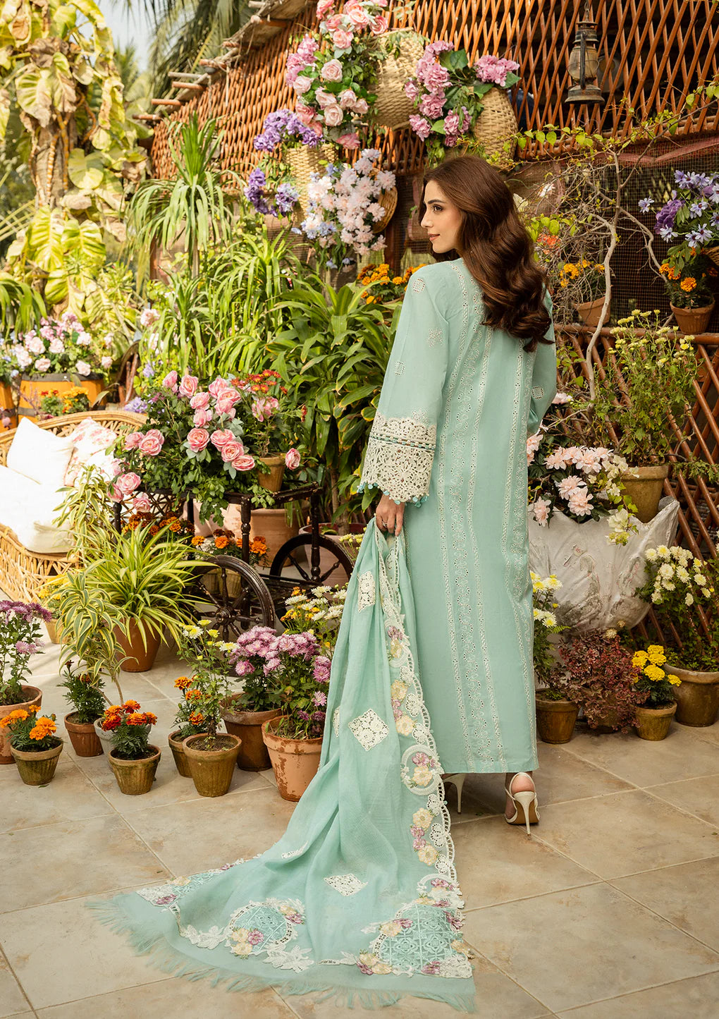 Zarafshan ELM-7A – ELAF Luxury Lawn 2025 (Unstitched)