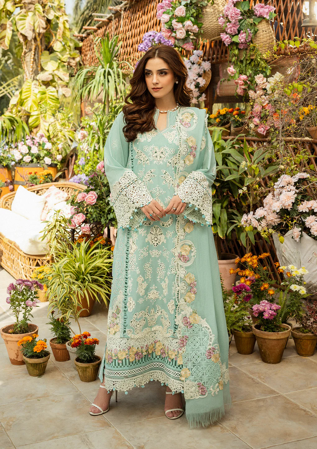 Zarafshan ELM-7A – ELAF Luxury Lawn 2025 (Unstitched)