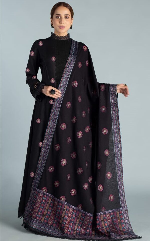 Bareeze (Black Rose Shawl)