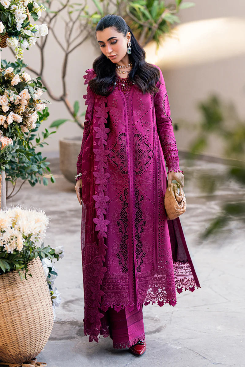 QALAMKAR SAHIL (LUXURY LAWN '25  3 Pcs VIOLET)