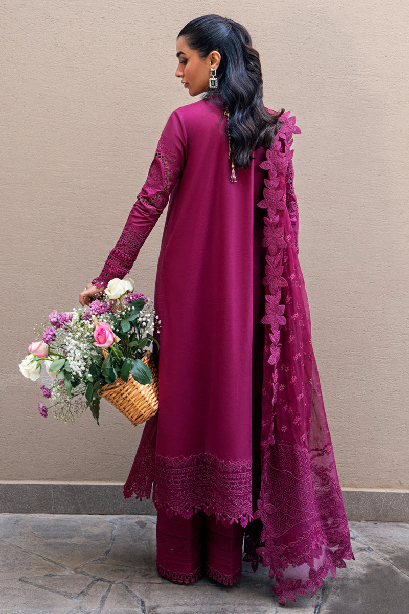 QALAMKAR SAHIL (LUXURY LAWN '25  3 Pcs VIOLET)